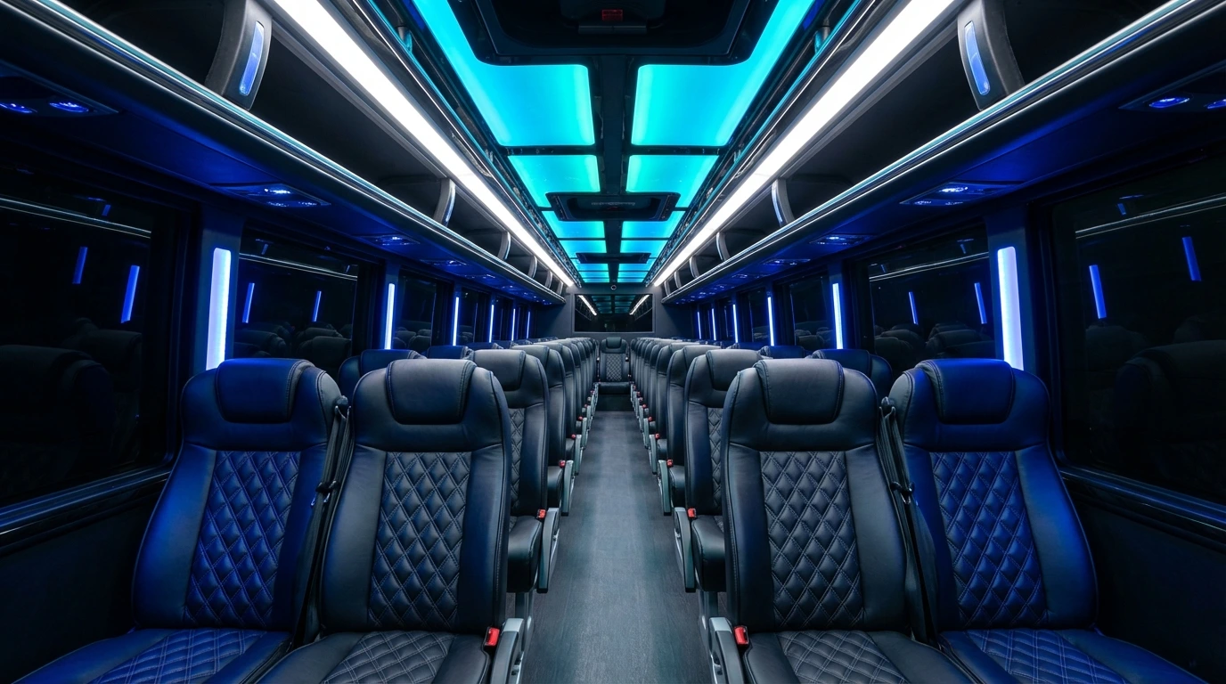 3 charter bus interior